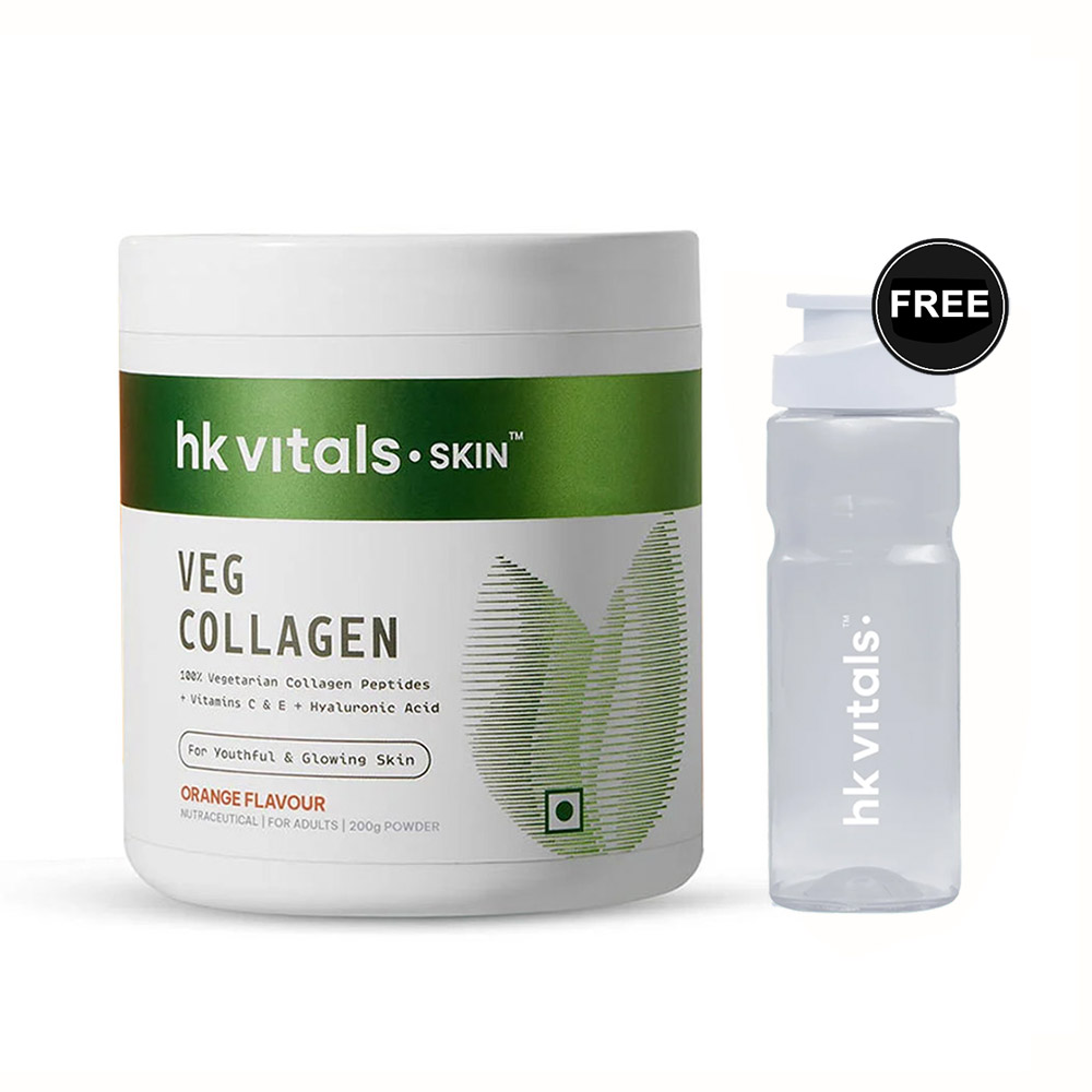 HealthKart HK Vitals Skin Radiance Collagen,  200 g  Orange - Veg 