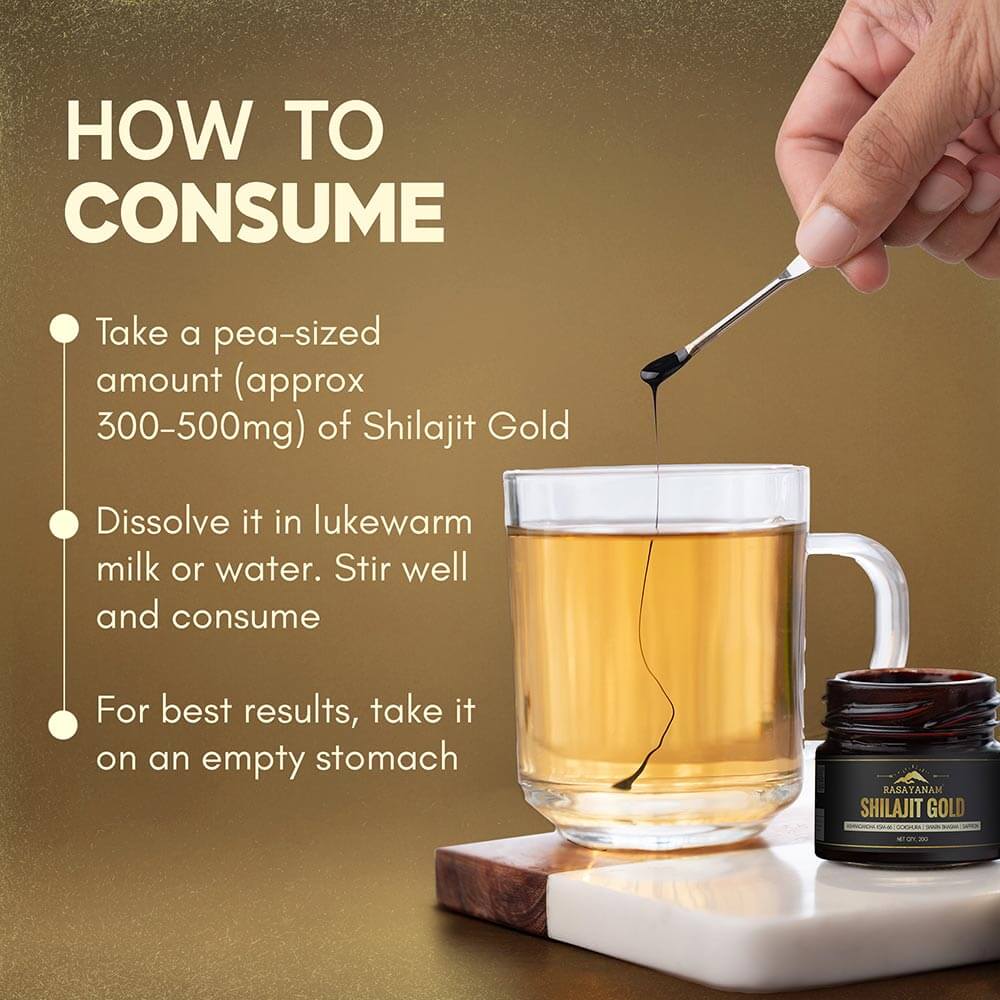 6 - Rasayanam Shilajit Gold Resin,  20 g 