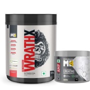 MuscleBlaze Pre Workout WrathX 0.75 lb Fruit Fury & Creatine Monohydrate CreAMP 0.22 lb Combo