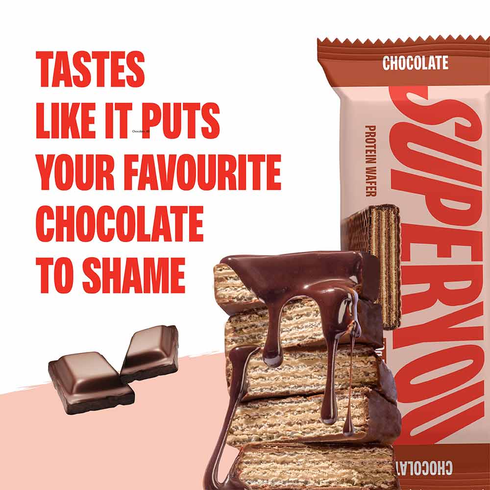 3 - Superyou Protein Wafer Bar,  10 bar(s)  Chocolate 