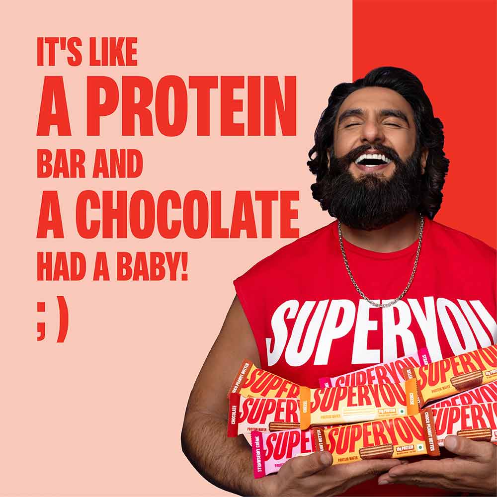 5 - Superyou Protein Wafer Bars Combo,  10 bar(s)  Chocolate & Choco Peanut Butter 
