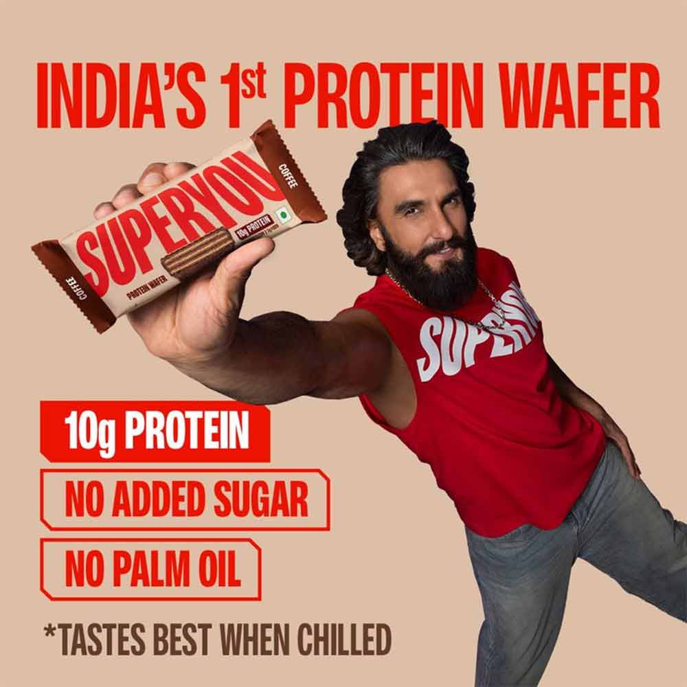 6 - Superyou Protein Wafer Bar,  1 bar(s)  Coffee 