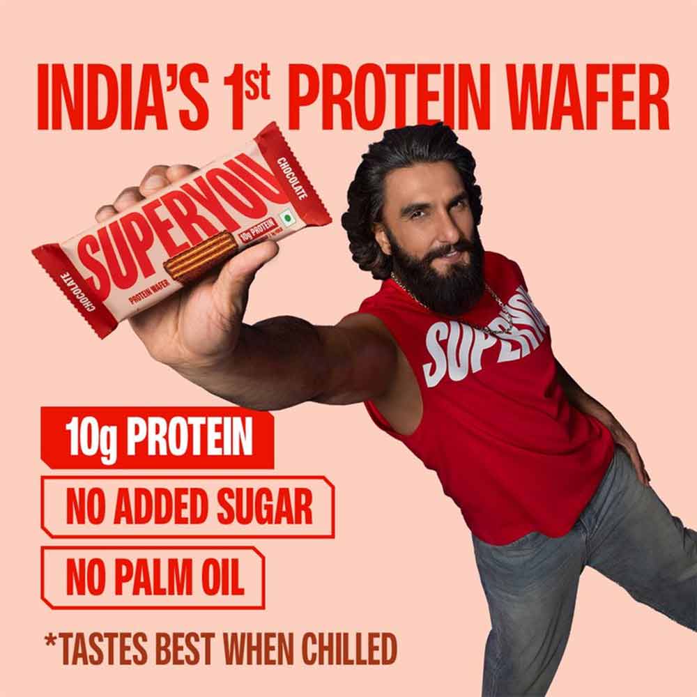 6 - Superyou Protein Wafer Bar,  1 bar(s)  Chocolate 