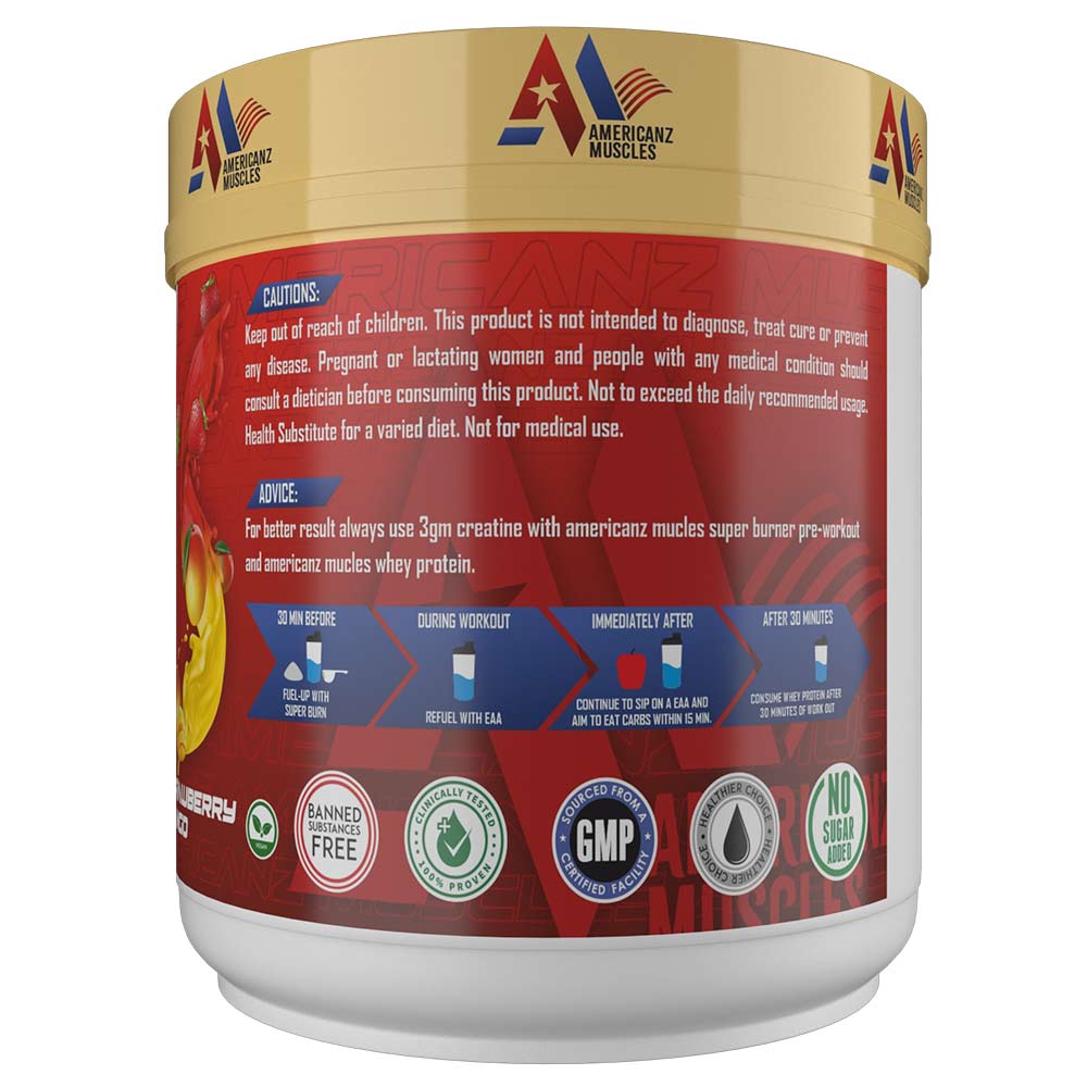 2 - Americanz Muscles Super Burn,  0.66 lb  Strawberry Mango 