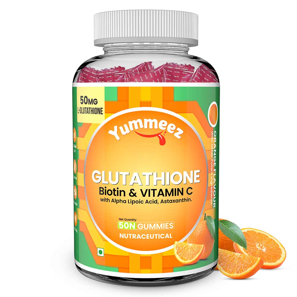 1 - Naturyz Glutathione with Vitamin C,  Orange  50 gummies 