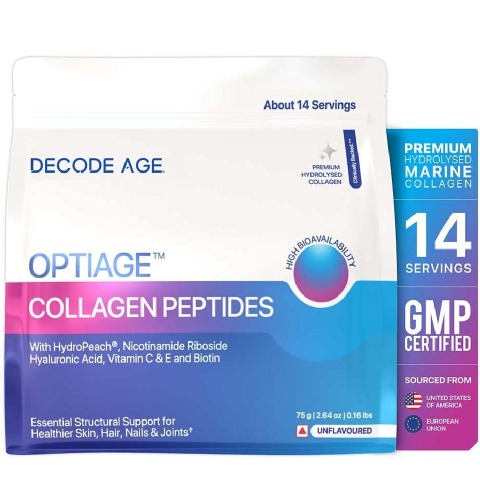 1 - Decode Age OptiAge Collagen Peptide,  75 g  Unflavoured 