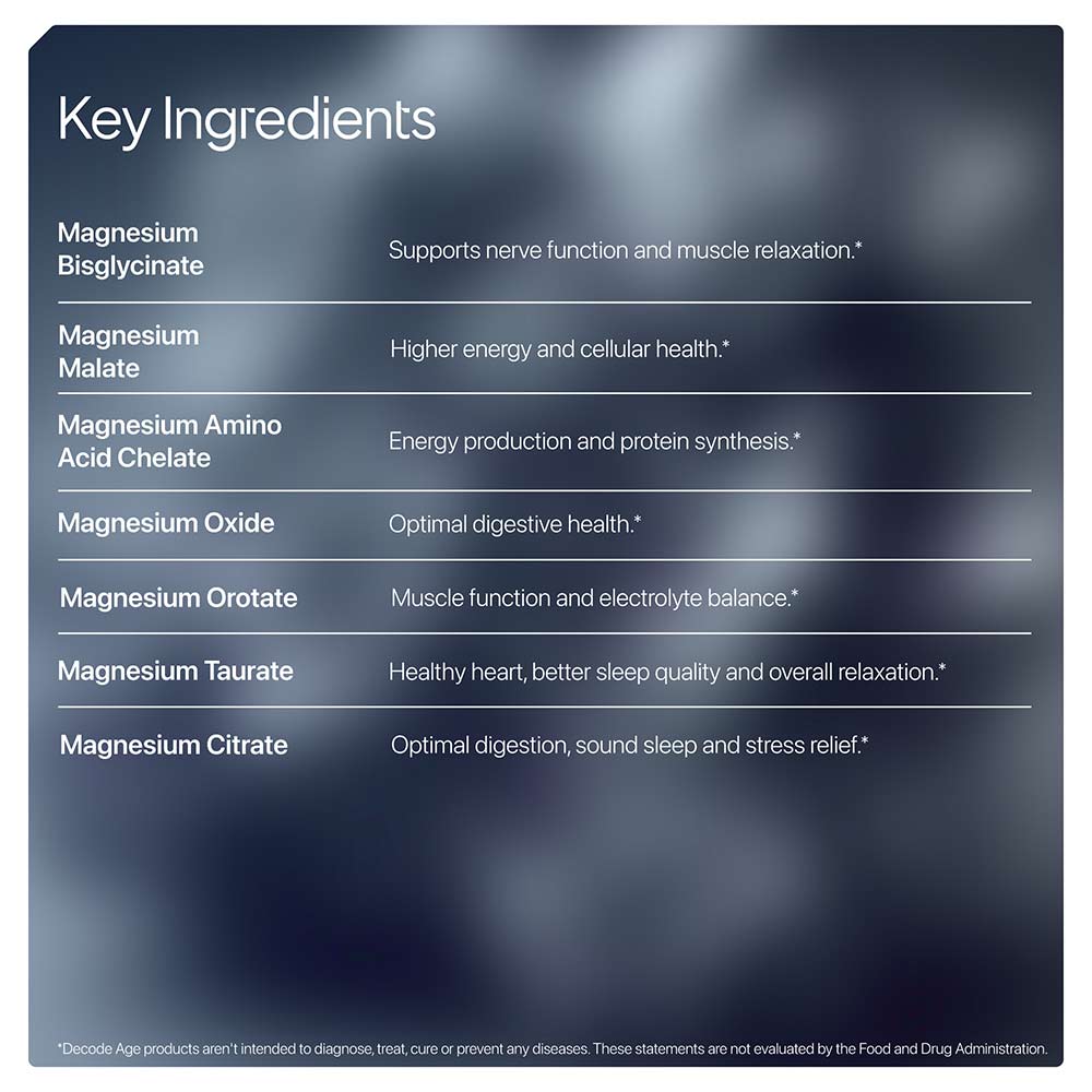 5 - Decode Age Mag7 Seven Magnesium Complex Powder,  Unflavoured  10 g 