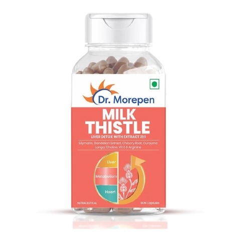 1 - Dr. Morepen Milk Thistle+,  60 capsules 