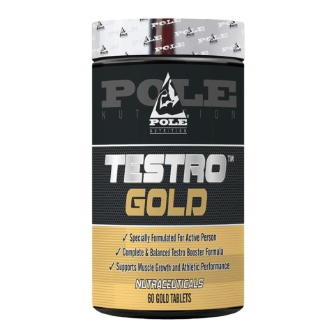1 - Pole Nutrition Testro Gold,  60 tablet(s)  Unflavoured 