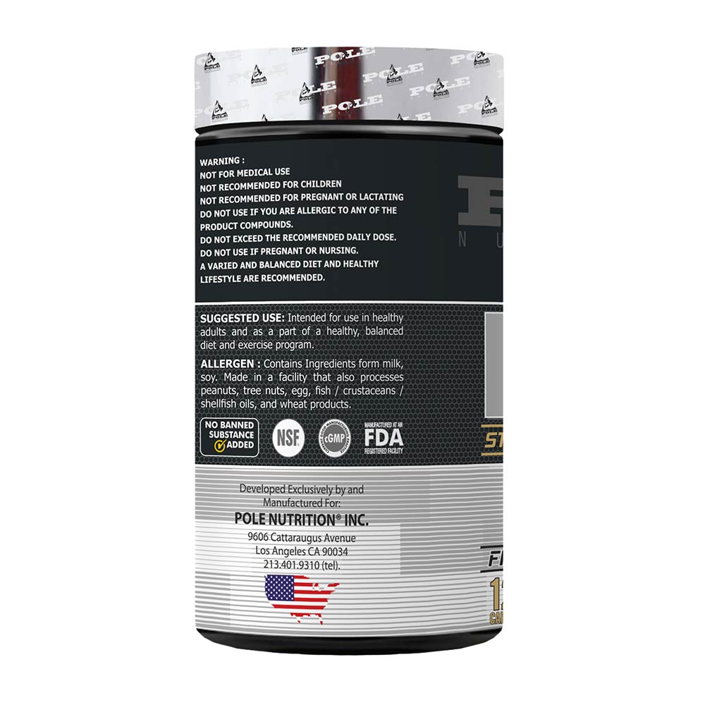 2 - Pole Nutrition HMB,  120 capsules  Unflavoured 
