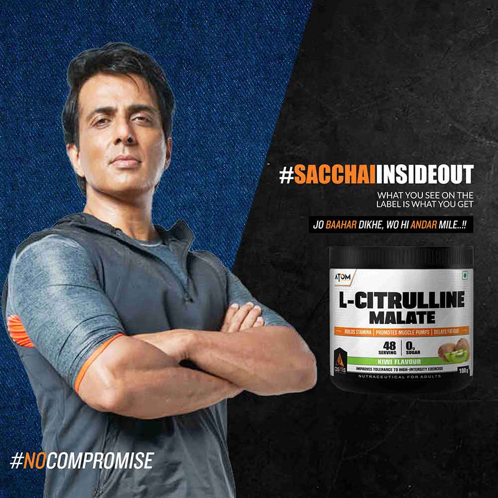 2 - AS-IT-IS Nutrition ATOM L-Citrulline Malate,  0.22 lb  Kiwi 