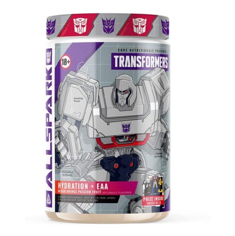 1 - Core Nutritionals Transformers AllSpark Hydration + EAA,  Blood Orange Passion Fruit  1.01 lb  30 Servings 