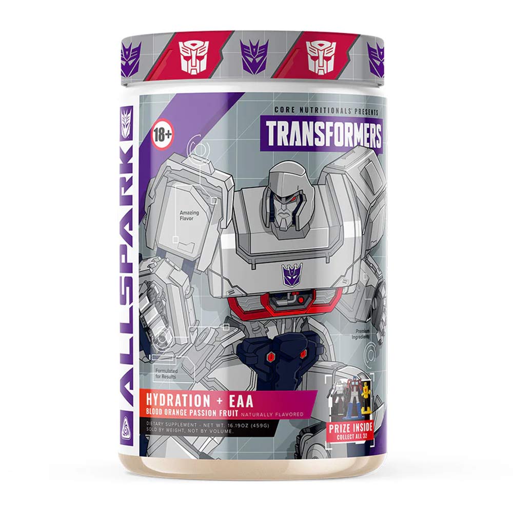 1 - Core Nutritionals Transformers AllSpark Hydration + EAA,  Blood Orange Passion Fruit  1.01 lb  30 Servings 