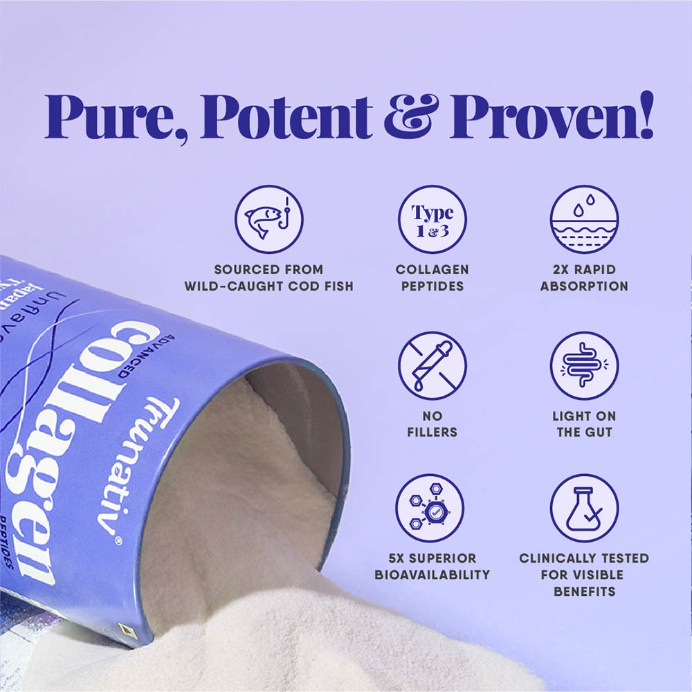7 - TruNativ Advanced Collagen Peptides,  6 sachets/pack  Unflavoured (Japanese Marine Collagen Type 1 & 3) 