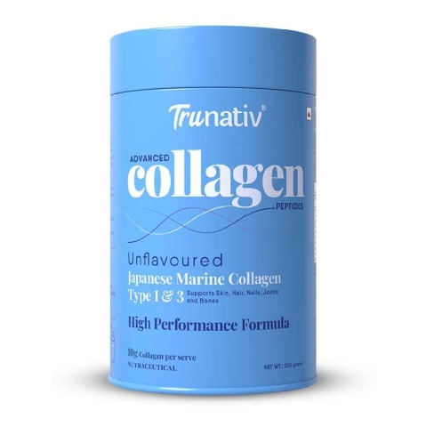 1 - TruNativ Advanced Collagen Peptides,  200 g  Unflavoured (Japanese Marine Collagen Type 1 & 3) 