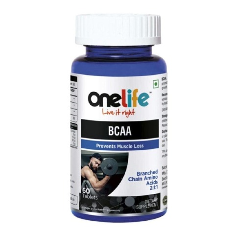 OneLife BCAA,  60 tablet(s)  Unflavoured 