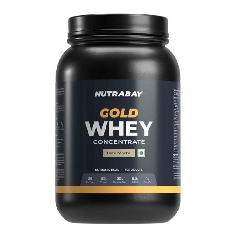1 - Nutrabay Gold Concentrate Whey Protein,  2.2 lb  Cafe Mocha 