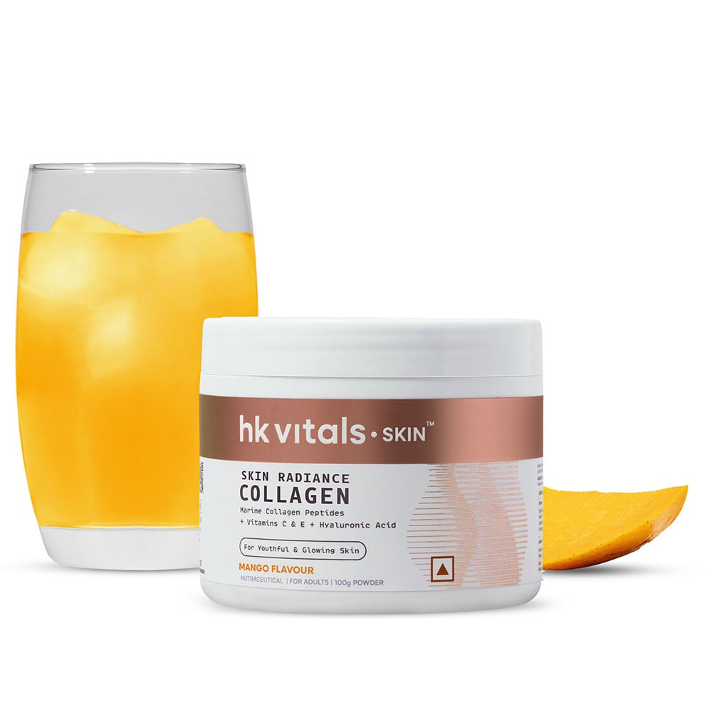 12 - HealthKart HK Vitals Skin Radiance Collagen,  100 g  Mango