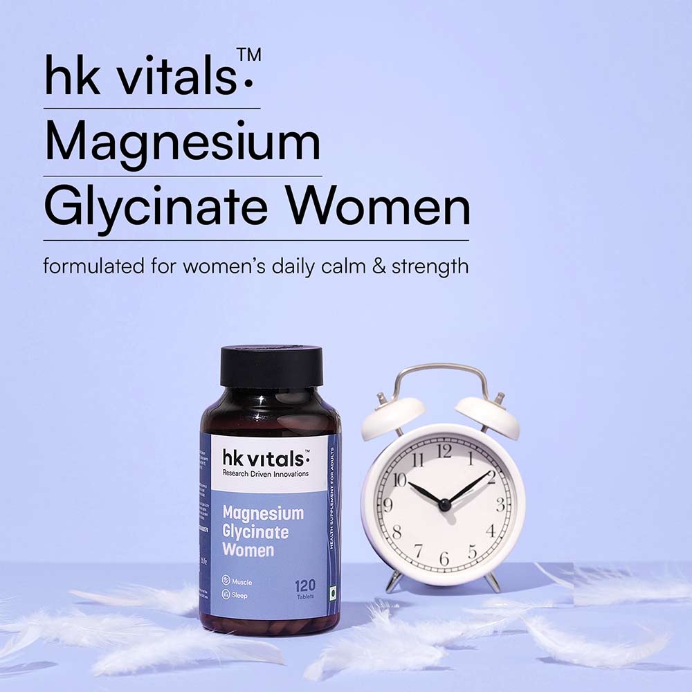 3 - HK Vitals Magnesium Glycinate, Women 120 tablet(s)