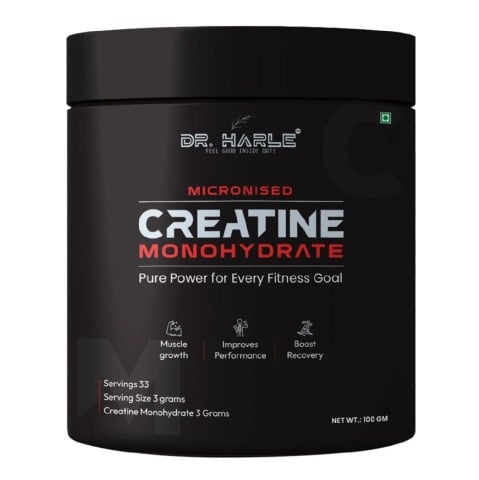 1 - DR. HARLE Micronised Pure Creatine Monohydrate,  Unflavoured  0.22 lb 