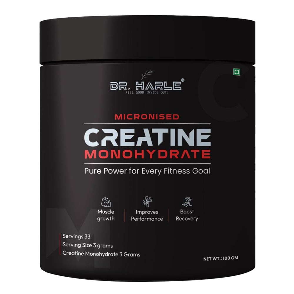 1 - DR. HARLE Micronised Pure Creatine Monohydrate,  Unflavoured  0.22 lb 