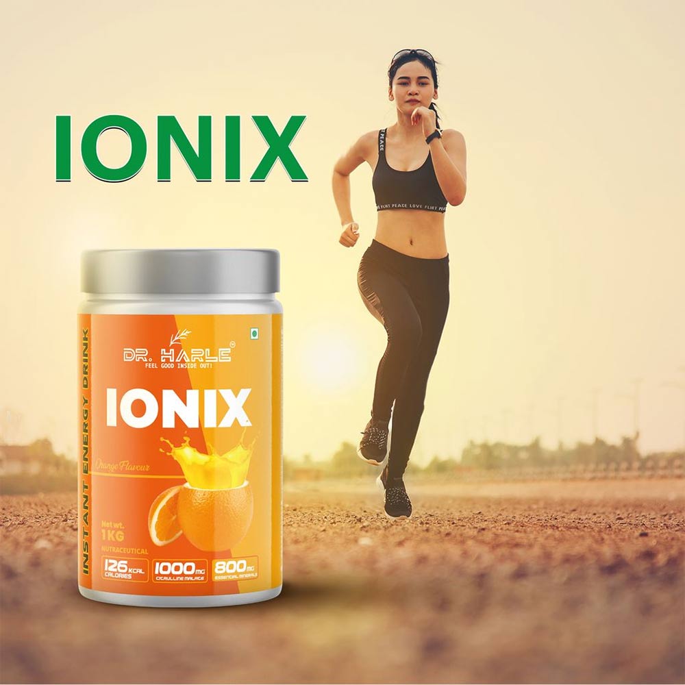 4 - DR. HARLE Ionix Isotonic Energy Drink,  2.2 lb  Orange 
