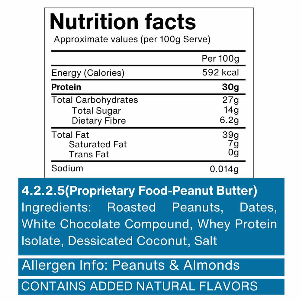 3 - Chase Protein Peanut Butter with Isolate Whey,  400 g  Milk Chocolate with Coconut Shreds 