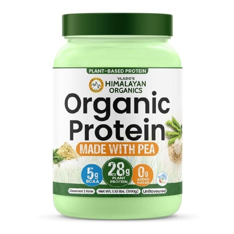 1 - Vlado's Himalayan Organics Organic Protein with Pea,  1.1 lb  Unflavoured 