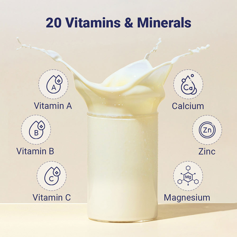 6 - Supermilk Gritzo Height+ Unsweetened for 7-12 Yrs Girl Personalized Protein and Nutrition Drink Mix,  400 g  Creamy Vanilla