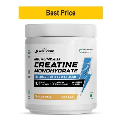 Wellcore Micronised Creatine Monohydrate,  Tropical Tango  0.269 lb 