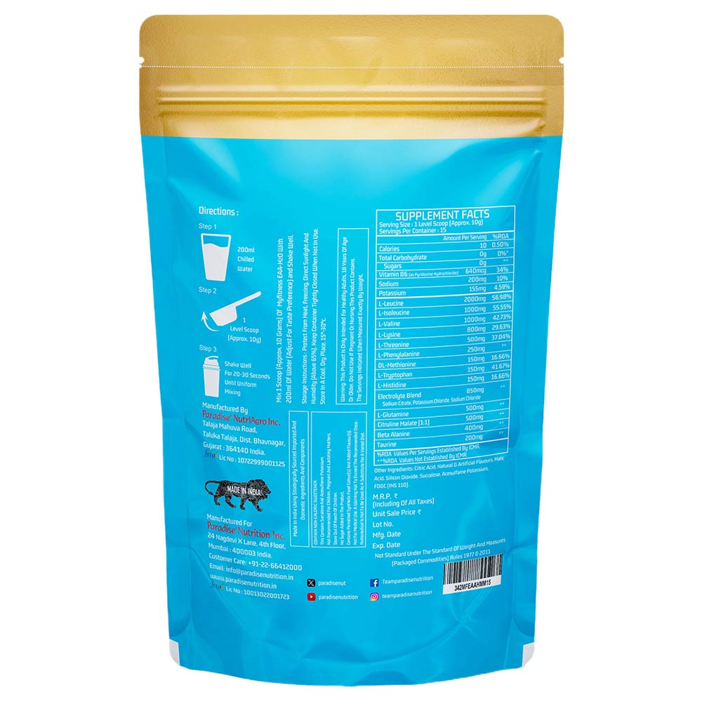 7 - Myfitness EAA-H2O,  Mango Madness  0.33 lb  15 Servings 