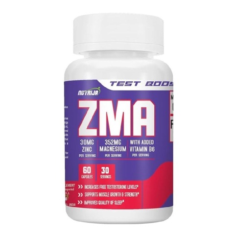 1 - NutriJa ZMA,  60 capsules  Unflavoured 