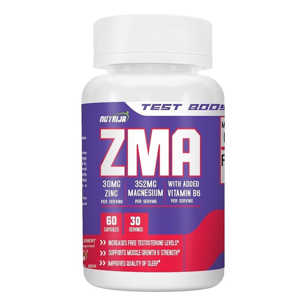 1 - NutriJa ZMA,  60 capsules  Unflavoured 