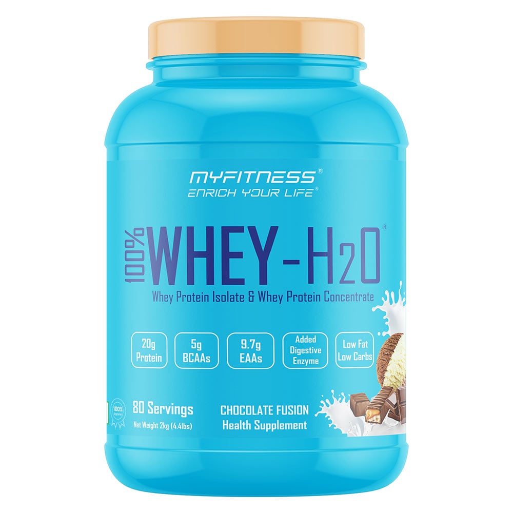 Myfitness 100% WHEY-H2O Protein Isolate,  4.4 lb  Chocolate Fusion 