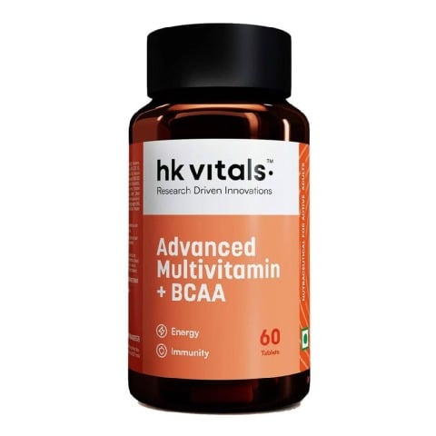 HealthKart HK Vitals Advanced Multivitamin with BCAA,  60 tablet(s)  Unflavoured 