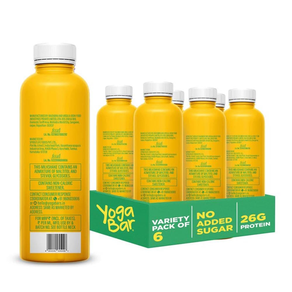 5 - Yogabar 26g Protein Shake,  6 Piece(s)/Pack  Mango Rizz 