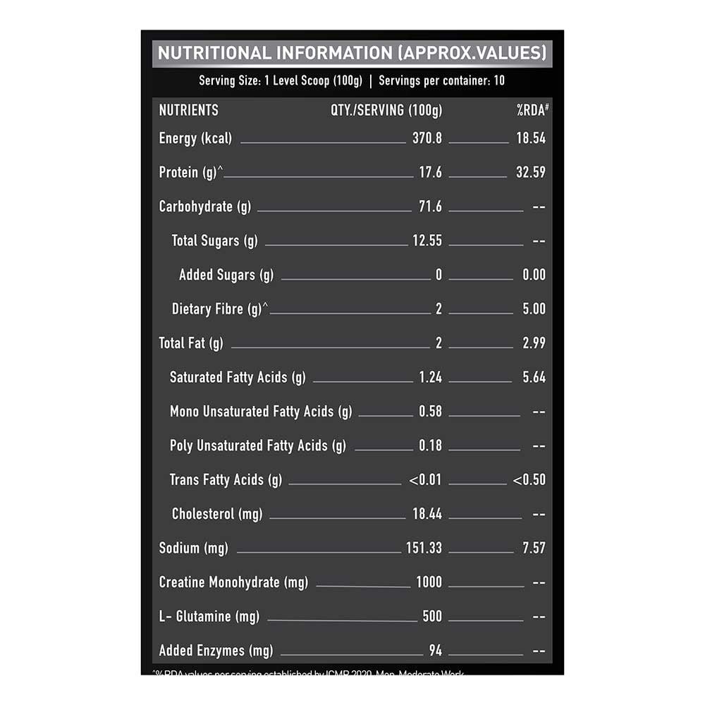 6 - MuscleBlaze Bulk Gainer with Creatine,  2.2 lb  Chocolate 