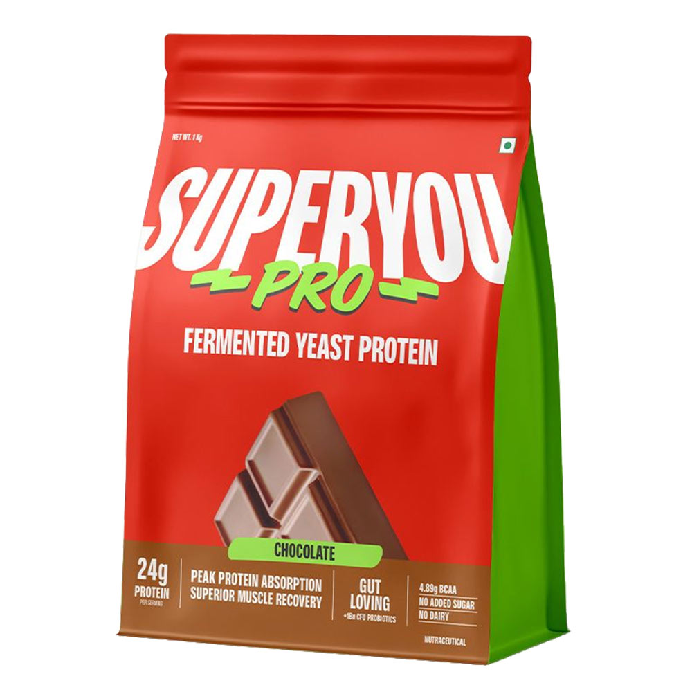 1 - Superyou Pro Fermented Yeast Protein,  2.2 lb  Chocolate 