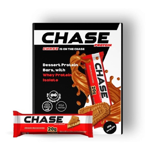 1 - Chase Protein Bar (20g Protein),  6 bar(s)  Biscoft Cheesecake 