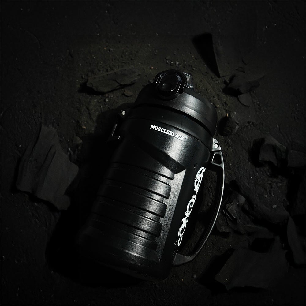 4 - MuscleBlaze Hydration Tank,  Onyx Black  2 L