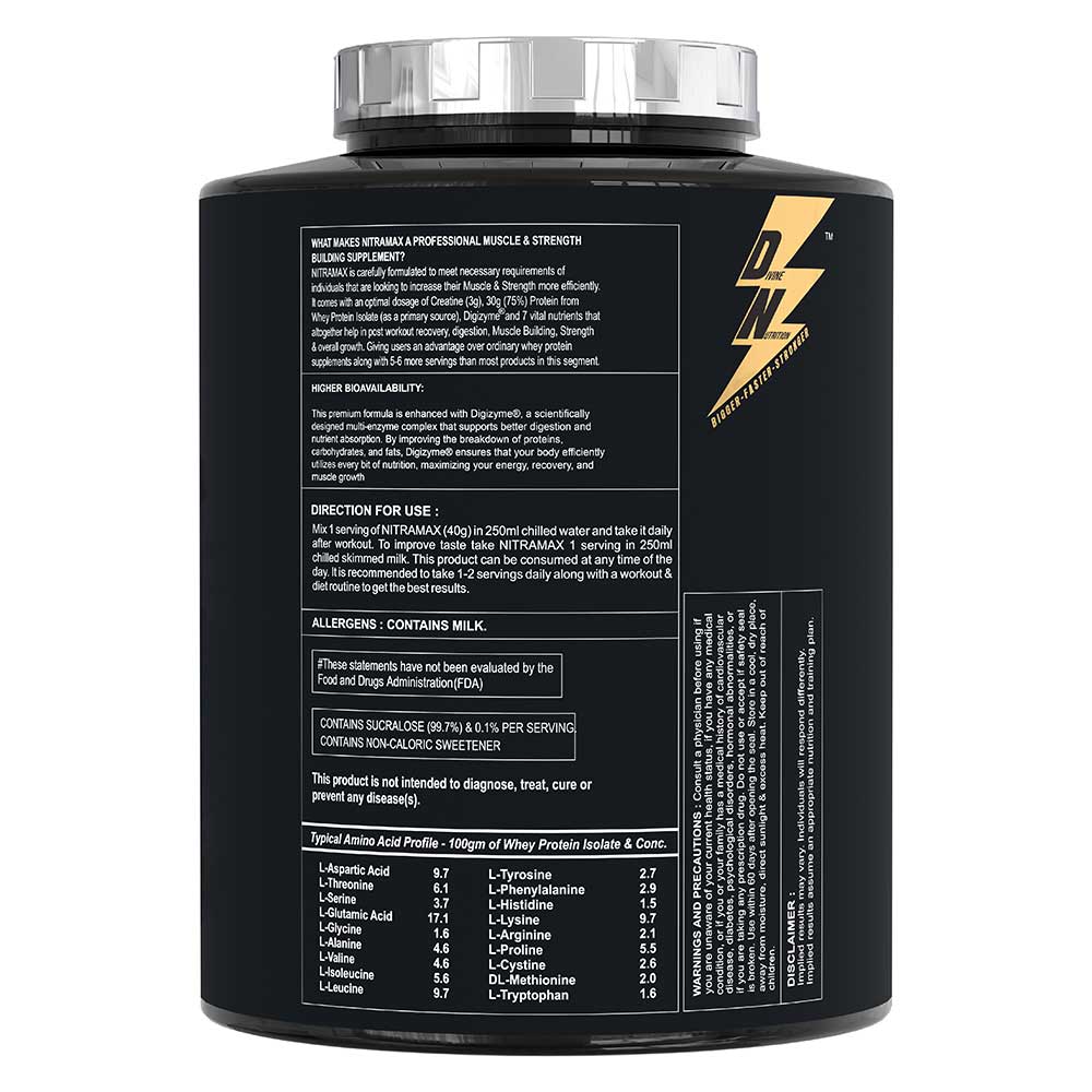 2 - Divine Nutrition Performance Series Nitramax,  4.4 lb  Chocolate Brownie 