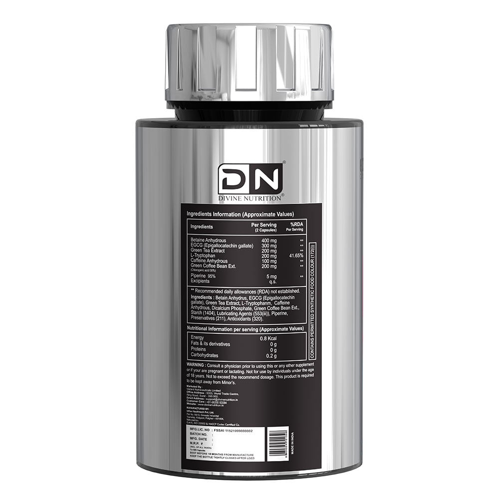 2 - Divine Nutrition Photo Shoot Ready Fat Burner,  60 capsules  Unflavoured 