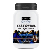 Kapiva Him Foods Testofuel Shilajit Whey Protein- 2.2 lb Belgian Chocolate