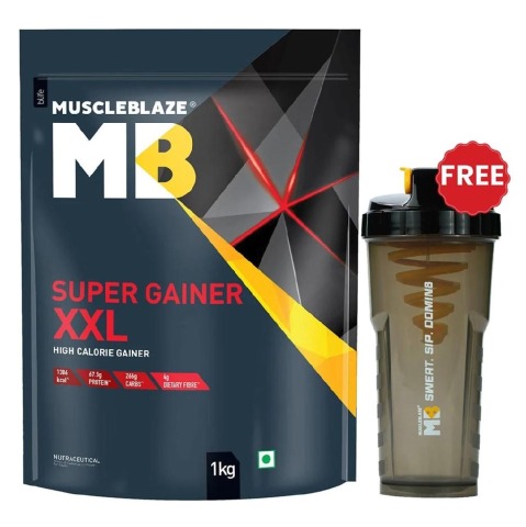 MuscleBlaze Super Gainer XXL,  2.2 lb  Chocolate 