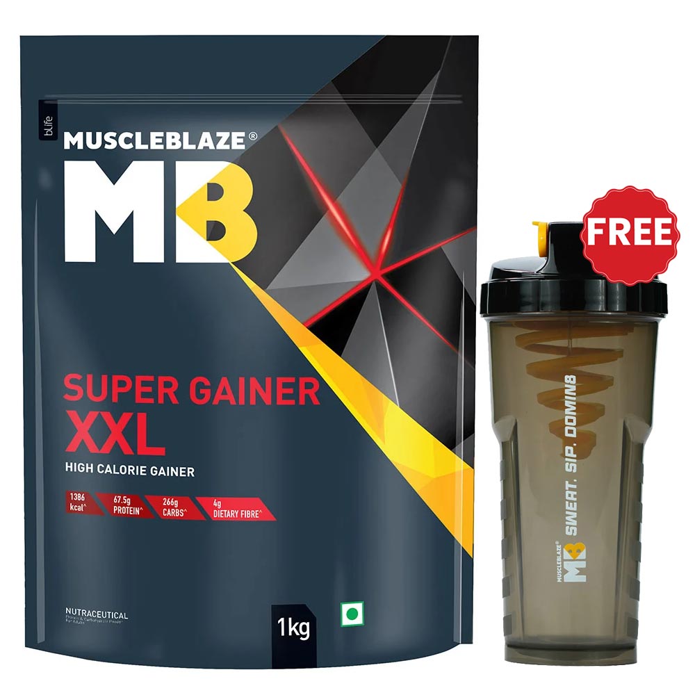 MuscleBlaze Super Gainer XXL,  2.2 lb  Chocolate 