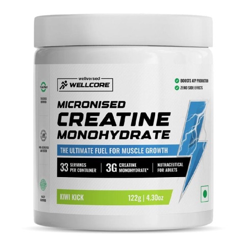 1 - Wellcore Micronised Creatine Monohydrate,  Kiwi Kick  0.26 lb 