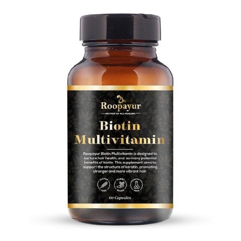 1 - Roopayur Biotin,  60 capsules  Unflavoured 