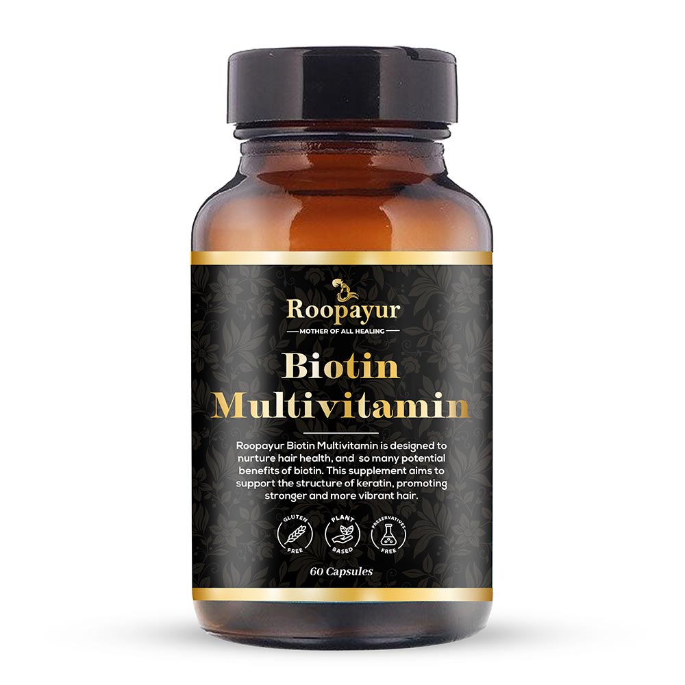 1 - Roopayur Biotin,  60 capsules  Unflavoured 