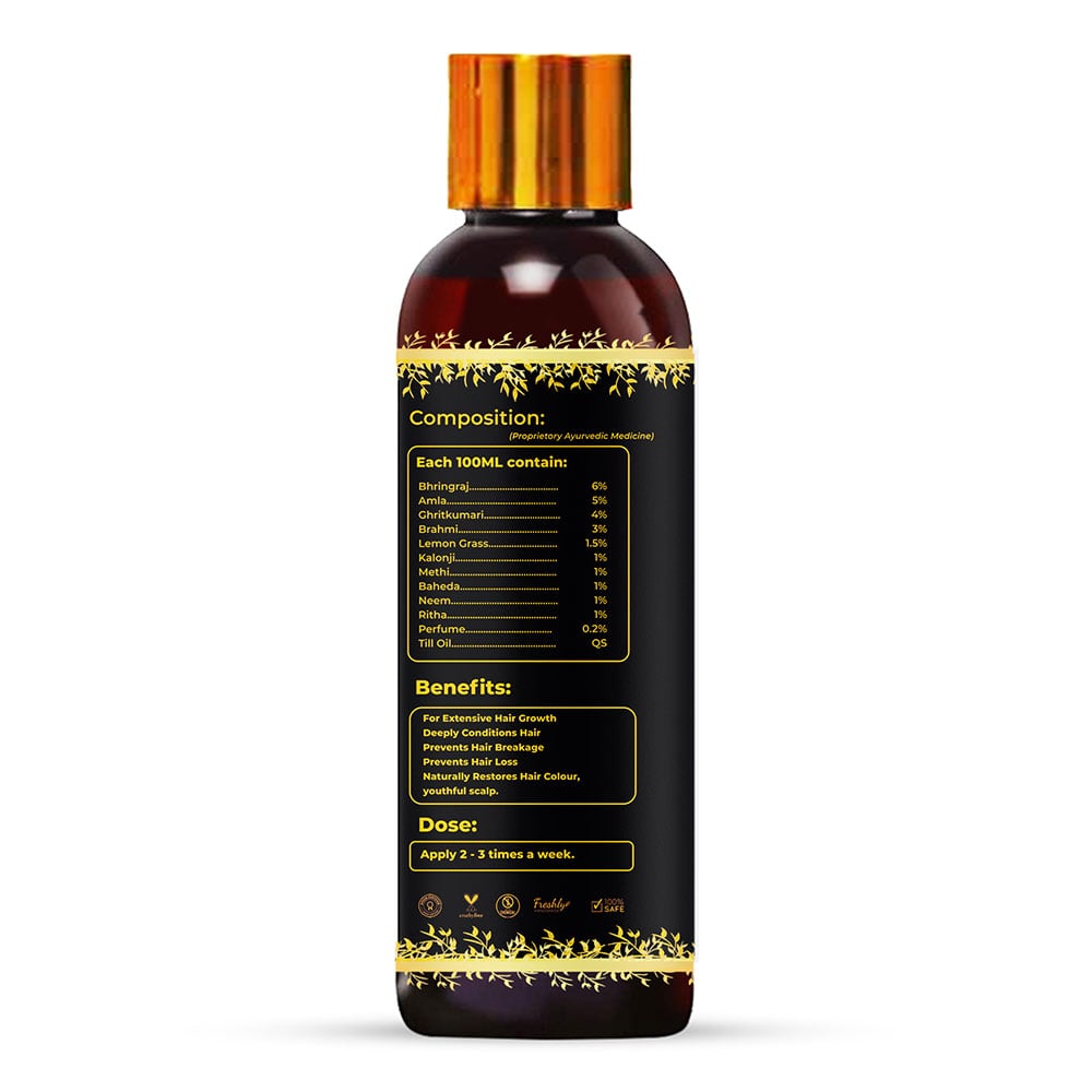3 - Roopayur Hair Oil,  30 ml  for Dry & Damage Hair 