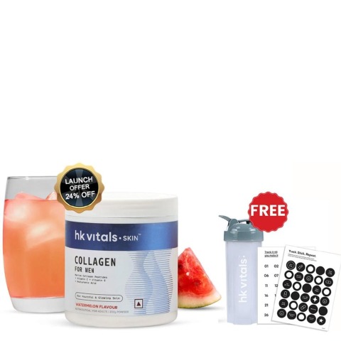 HealthKart HK Vitals Collagen for Men, 200 g Watermelon